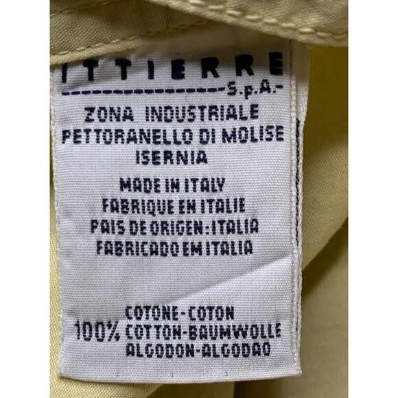 VTG 90s Versace Jeans Signature Mens Button-Up Cotton Shirt Size S Italy  RAA104 - Picture 4 of 9